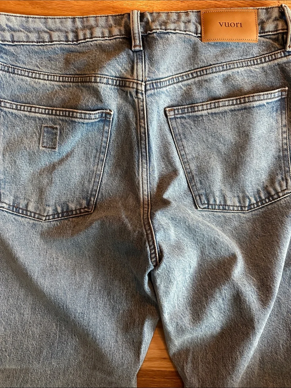 Vuori Light Blue Slim Straight Men's Jeans